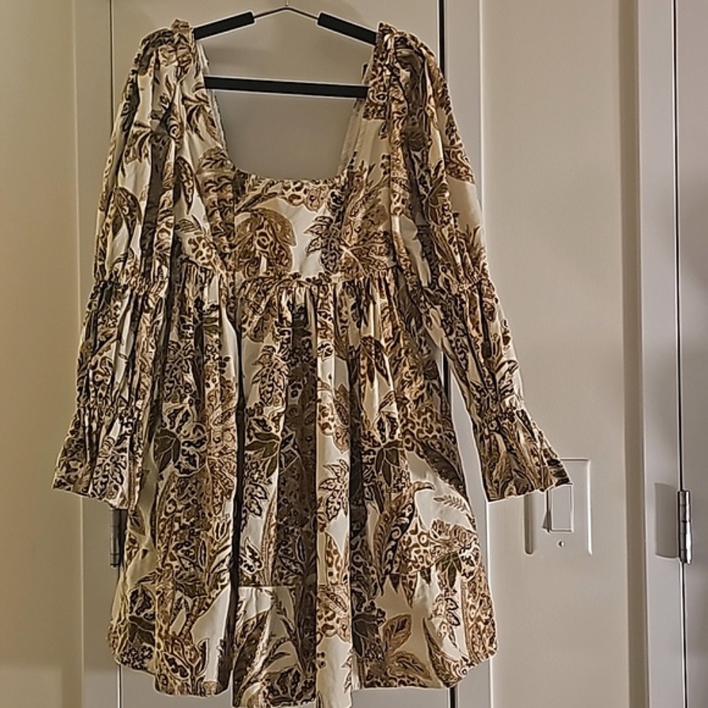 Pilcro flare dress from Anthropologie
